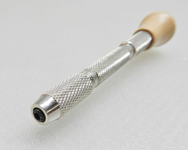 JTS Wire Rounder Pin Vise Swivel Wooden Head Vise with Set of 3 Bur Size 1.2, 1.5, 1.8mm - Image 4